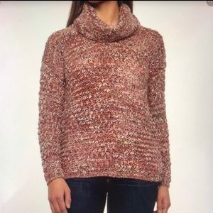 Anthropologie Esmeralda wool blend cowlneck knit sweater confeti made In Italy